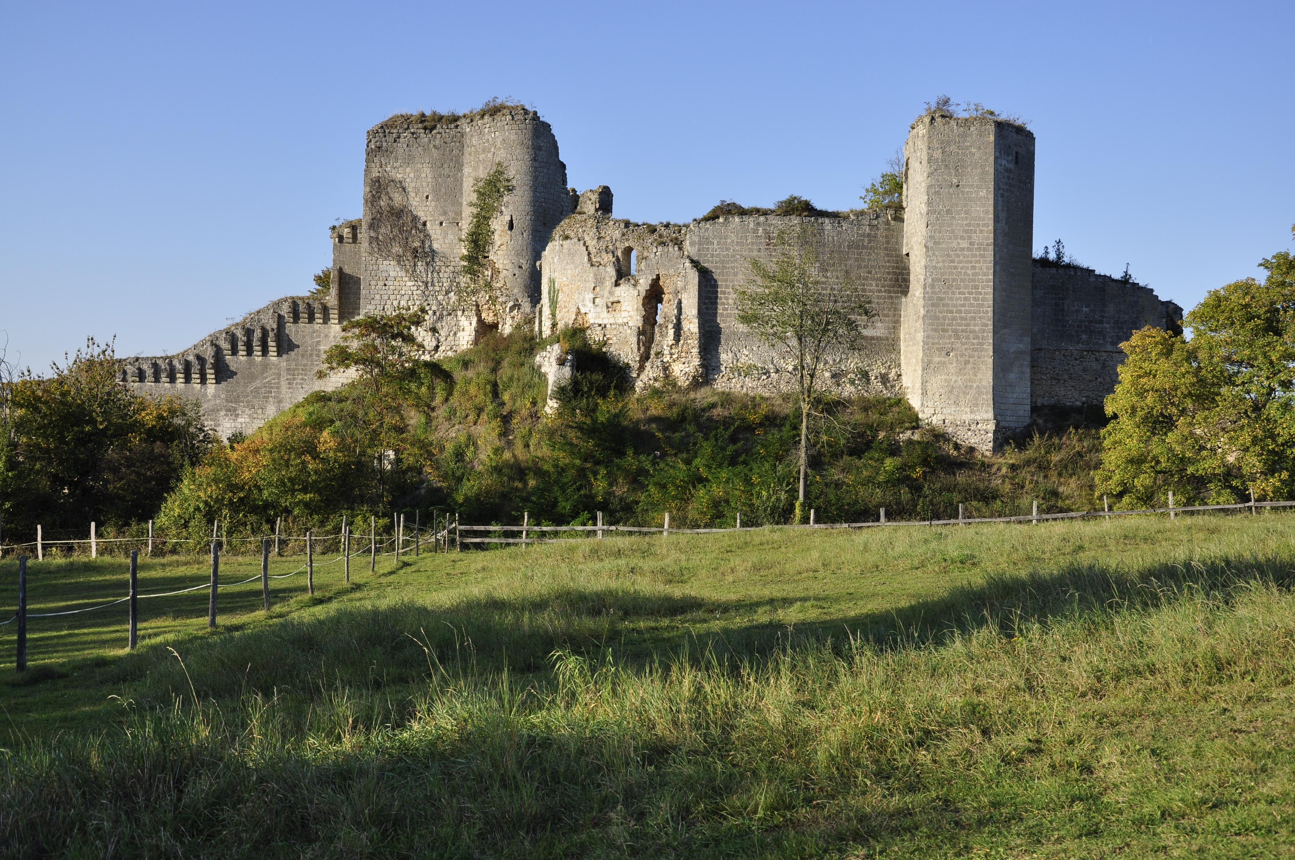 Ruines du château de Montoire sur le Loir